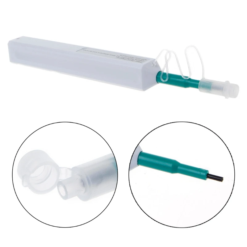 

One-Click Fiber Optic Cleaner Pen 800 Times For SC FC 2.5mm Adapters Ferrules