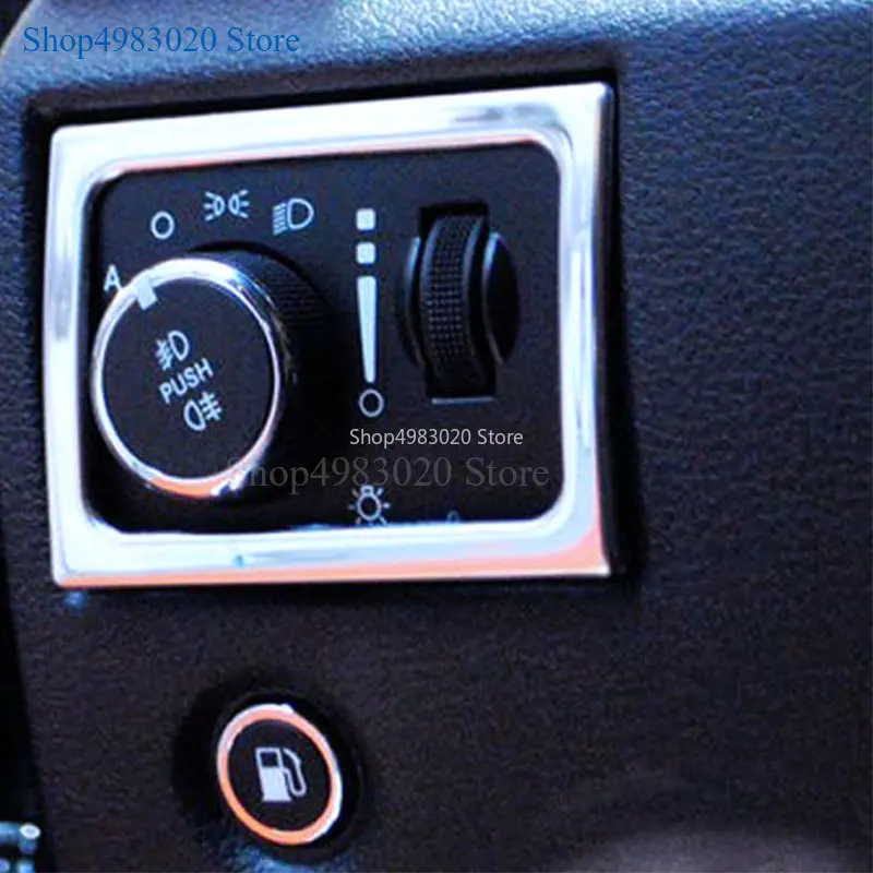 Бесплатная доставка ABS хромированные внутренние фары Регулировка панели