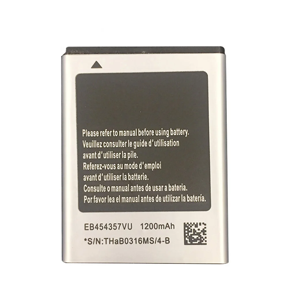 EB454357VU батарея для samsung Galaxy GT S5360 S5368 Pocket S5380 S5302 Wave Y S5300|Аккумуляторы мобильных