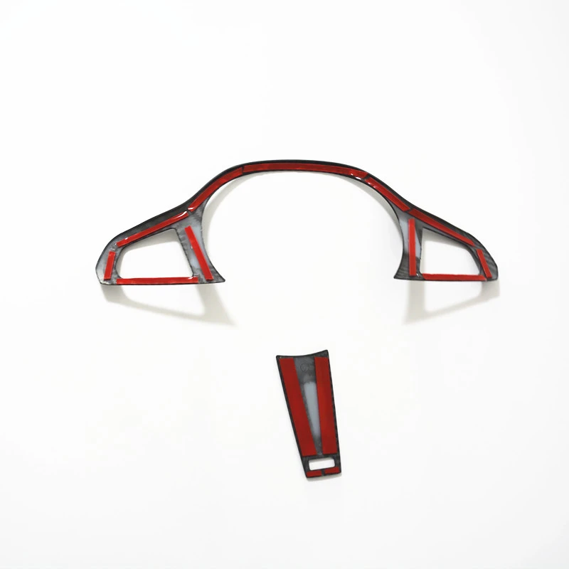 

Car Styling Center Console Steering Wheel Frame Decoration Sticker Trim For BMW 2/5 Series G30 6 Series GT X3 X4 X5 X6 2020