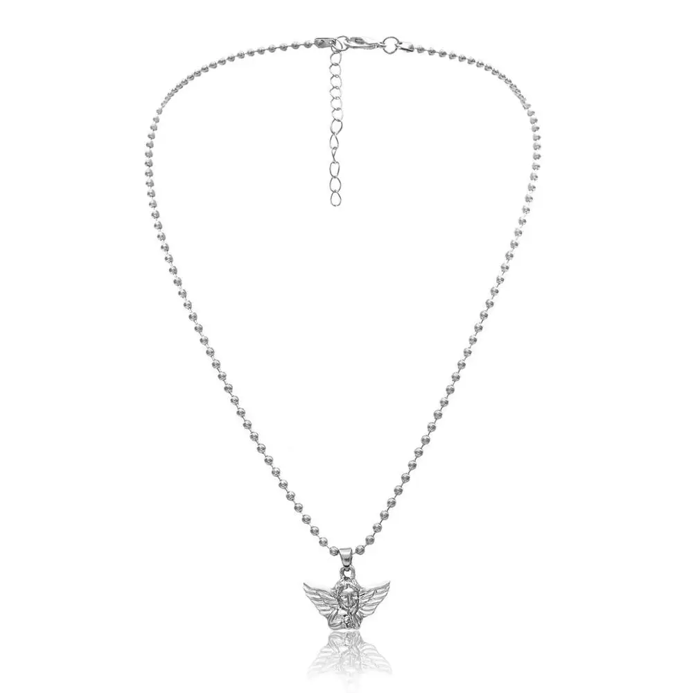 Новое модное ожерелье-чокер с подвеской в виде ангела экологически чистые бусины