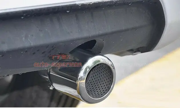 Трубка глушителя выхлопного шума хром для Nissan March Micra 2010 2011 2012 2013