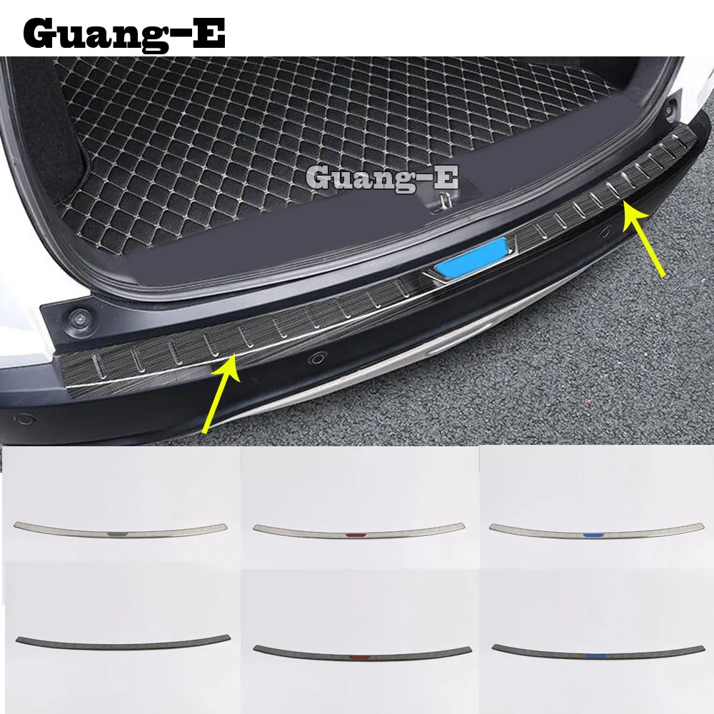 Автомобильная накладка на внешний задний бампер из нержавеющей стали порог