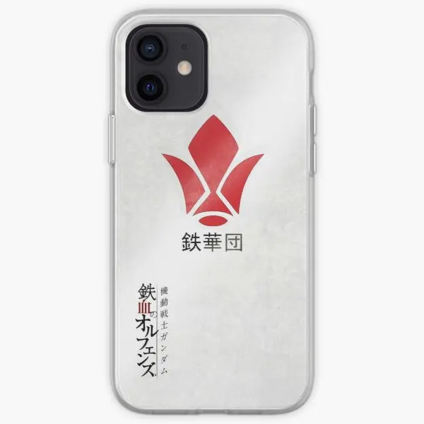 Tekkadan Gundam  Phone Case for iPhone 11 12 13 Pro Max Mini 6 6S 7 8 Plus X XS XR Max 5 5S SE Soft Flower Cover Silicon Print