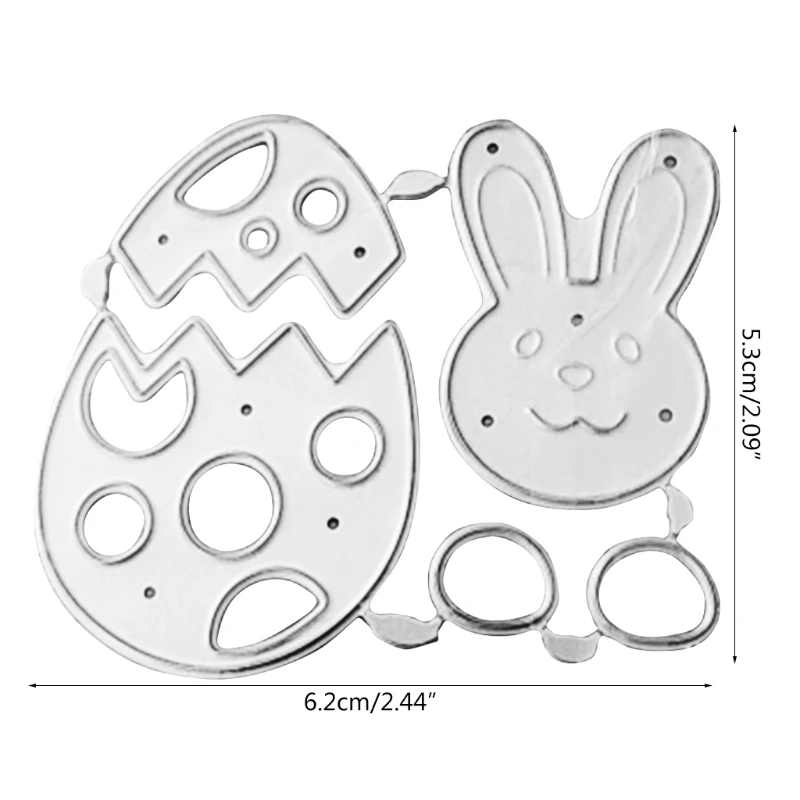 

Easter Bunny Metal Cutting Dies Stencil Scrapbooking DIY Album Stamp Paper Card 95AA