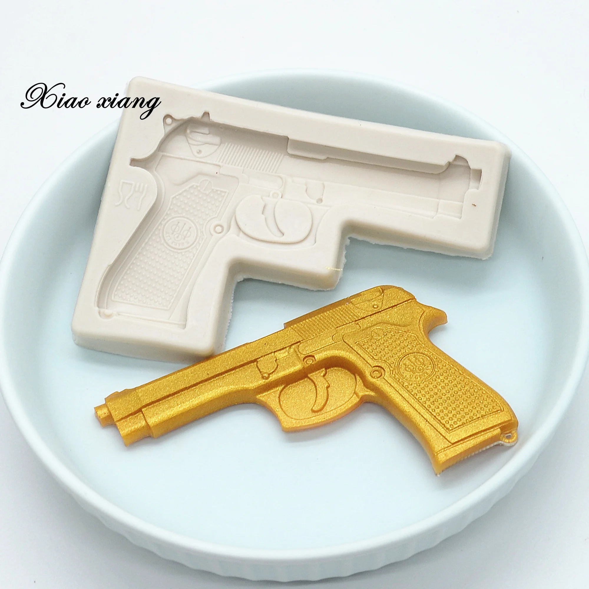 Силиконовые формы в виде пистолета для малышей на день рождения кексов топперов