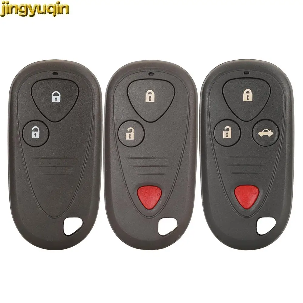 

Jingyuqin 2/3/4 Buttons Remote Car Key Fob Shell For Honda Acura CL 2000-2001 TL 2004-2006 TSX 2004-2008