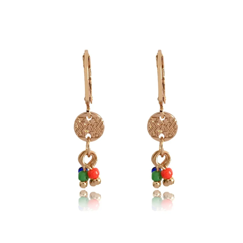 Очаровательные маленькие серьги-кольца для женщин и девочек с текстурированным