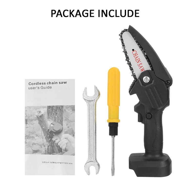 

Electric Chain Saw Lithium Battery Mini Pruning Garden Tool With Chain Saws Woodworking Tool for 18V Makita Lithium Battery