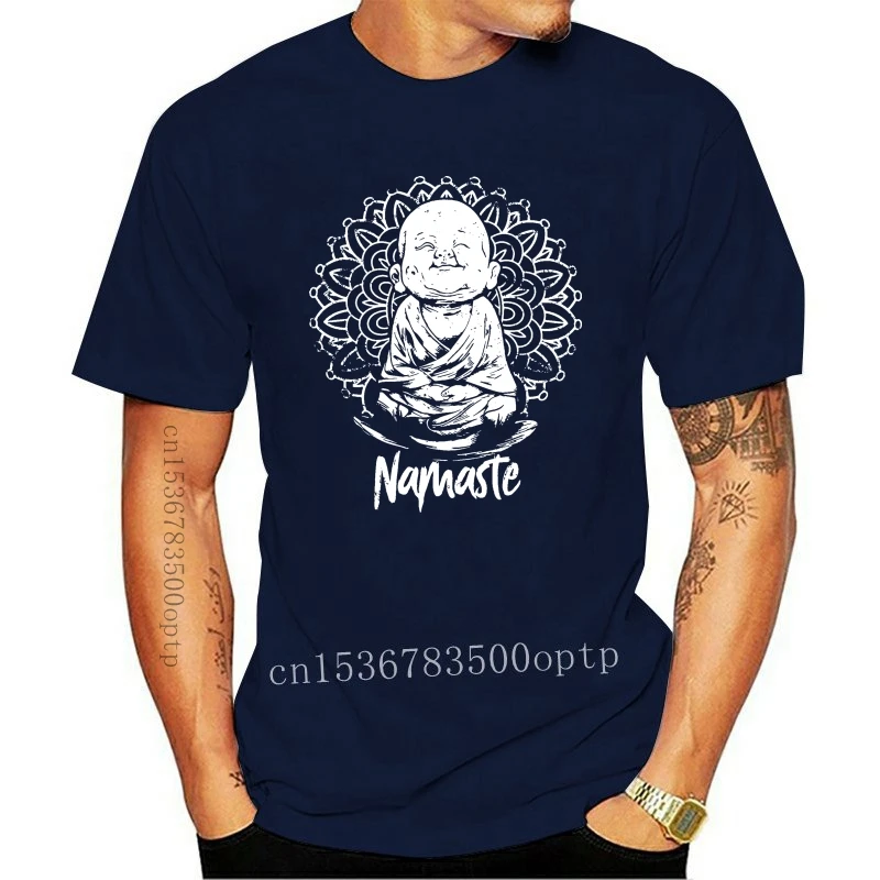 

New BUDDHA YOGA T-shirt YOGA namaste tshirt Gift for men women