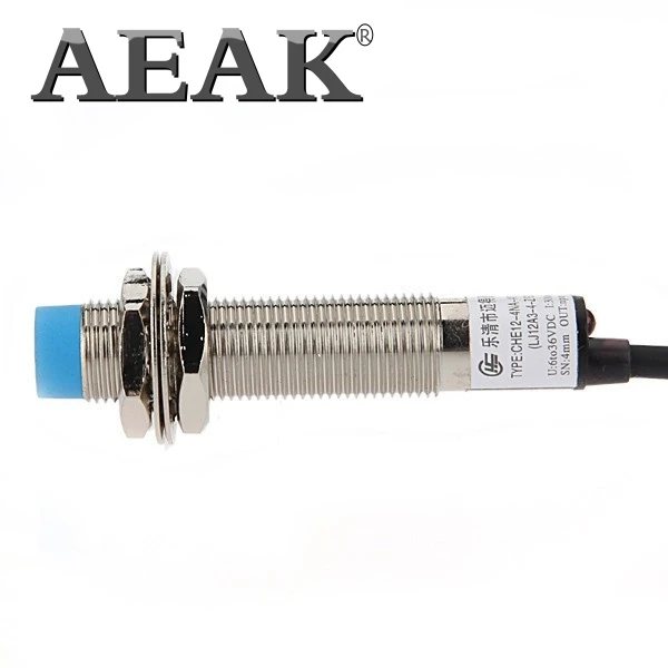 Новый индуктивный датчик приближения AEAK LJ12A3-4-Z/BX переключатель обнаружения NPN DC