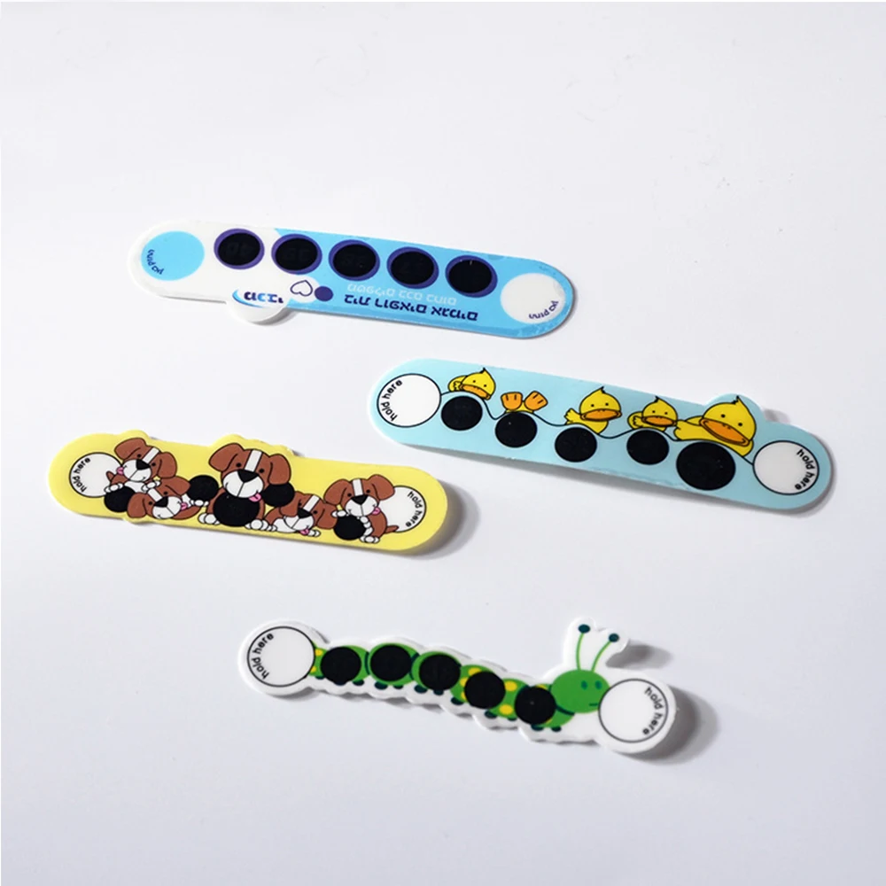 

Детские Стикеры для контроля температуры, с мультяшным принтом, детские наклейки для мгновенного чтения, термометр, лоб, жар