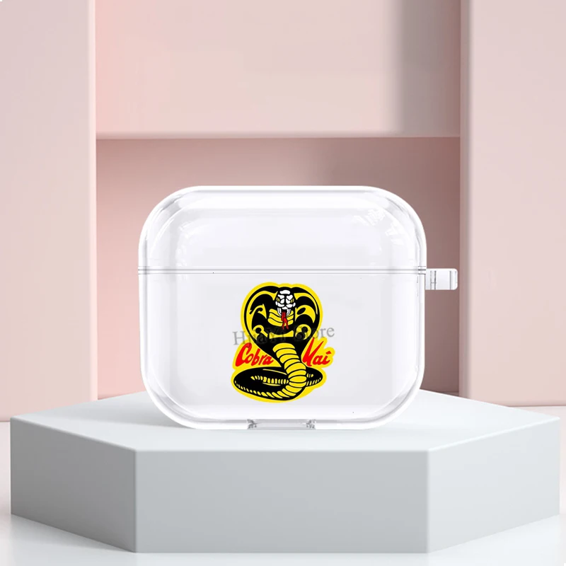 

Чехол Cobra Kai Snake для Apple Airpods 3, мягкий чехол для Airpods Pro Airpods 2, беспроводные наушники Funda