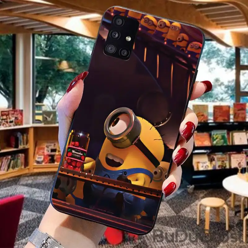 

CustomaryLittle Yellow Man Anime Luxury Unique Phone Cover For Samsung Galaxy A50 A7 A8 A6 Plus A9 2018 A70 A20 A30 A40