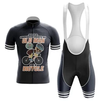old man 100 polyester pro cycling jersey set mtb bicycle clothes sportswear bike clothing maillot ropa ciclismo cycling set