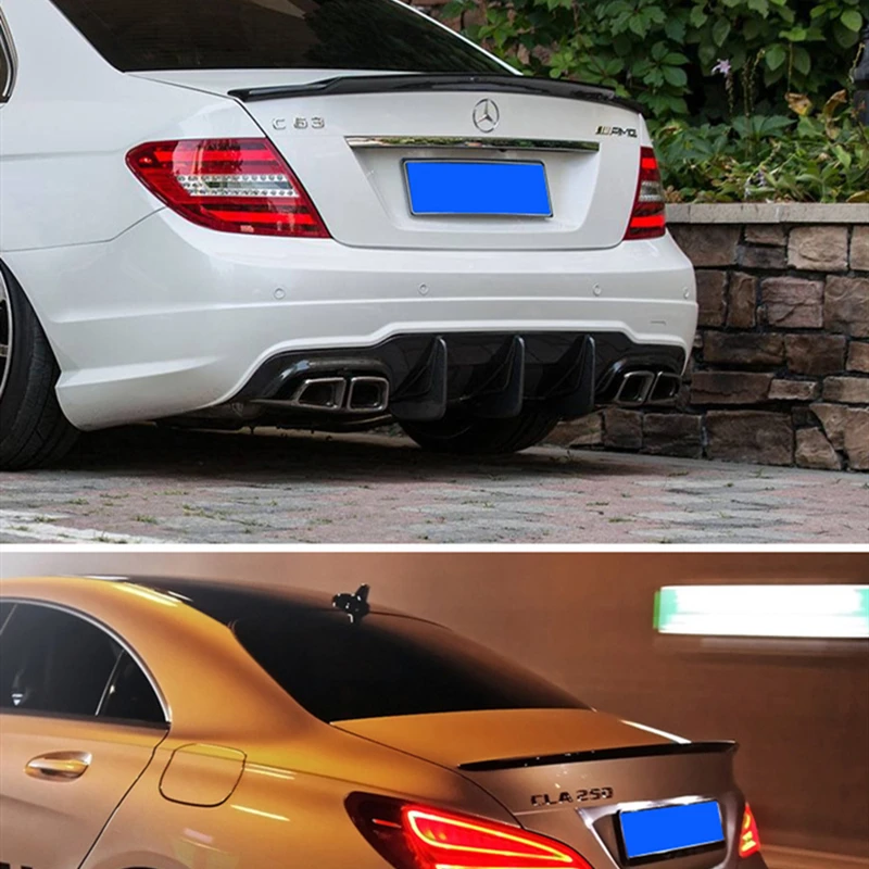 Автомобильный спойлер крыло из углеродного волокна для Mercedes Benz CLS Class W218 PSM CLS63 2012 2018 Стайлинг автомобиля