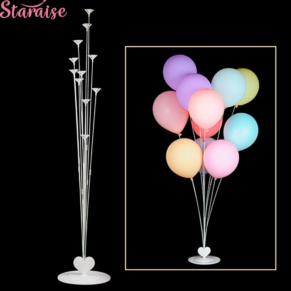 Воздушные шары подставка в виде сердца держатель для палочек цепь щелчок