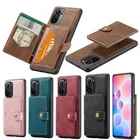 Чехол для телефона Xiaomi Mi 11i Redmi K40 Pro, съемный бумажник, задняя крышка Etui K 40, Кожаные чехлы с карманом для карт, магнитный