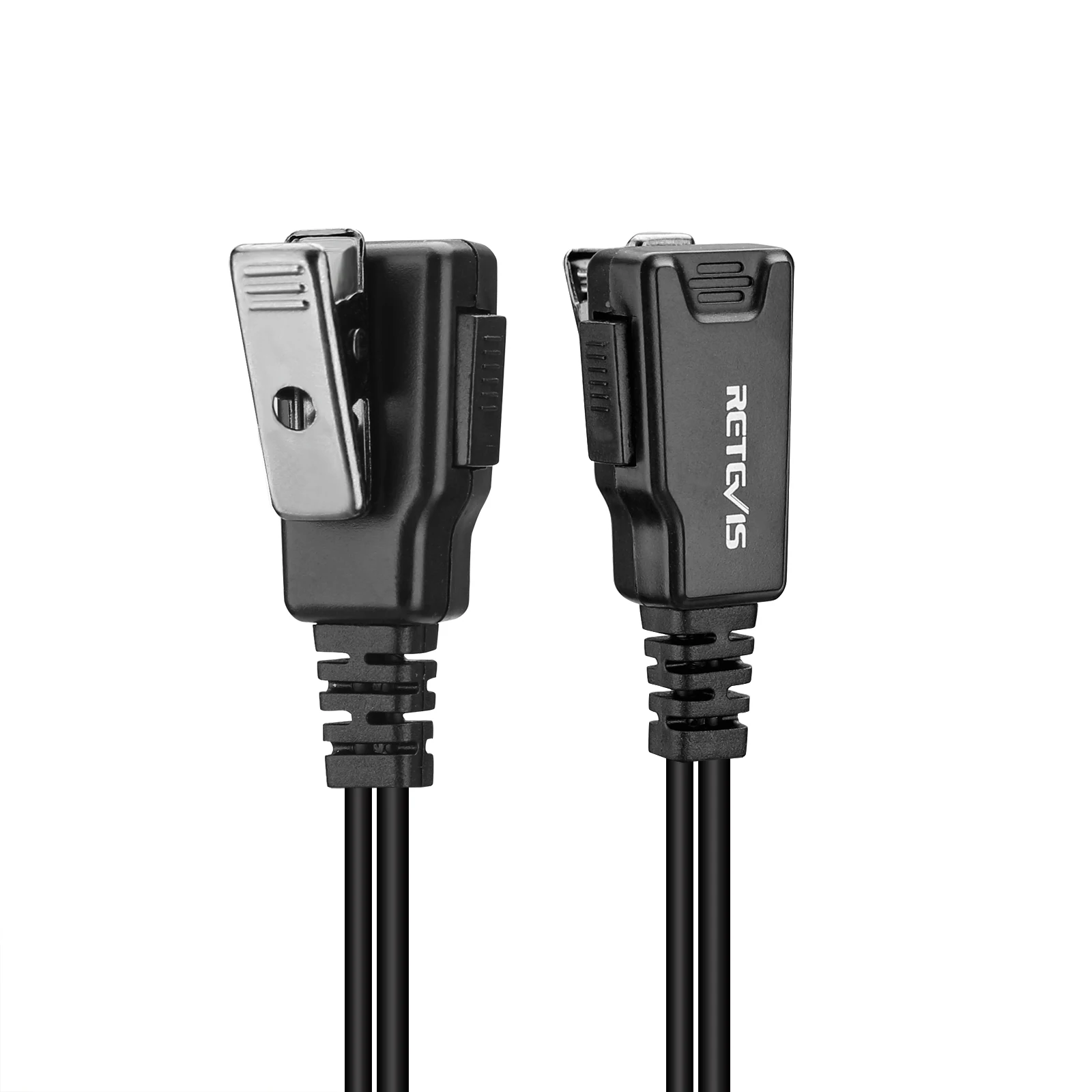 10pcs Retevis EAI001 Covert Acoustic Tube Earpiece Walkie Talkie Headset with PTT MIC for ICOM for Cobra for Motorola for Uniden