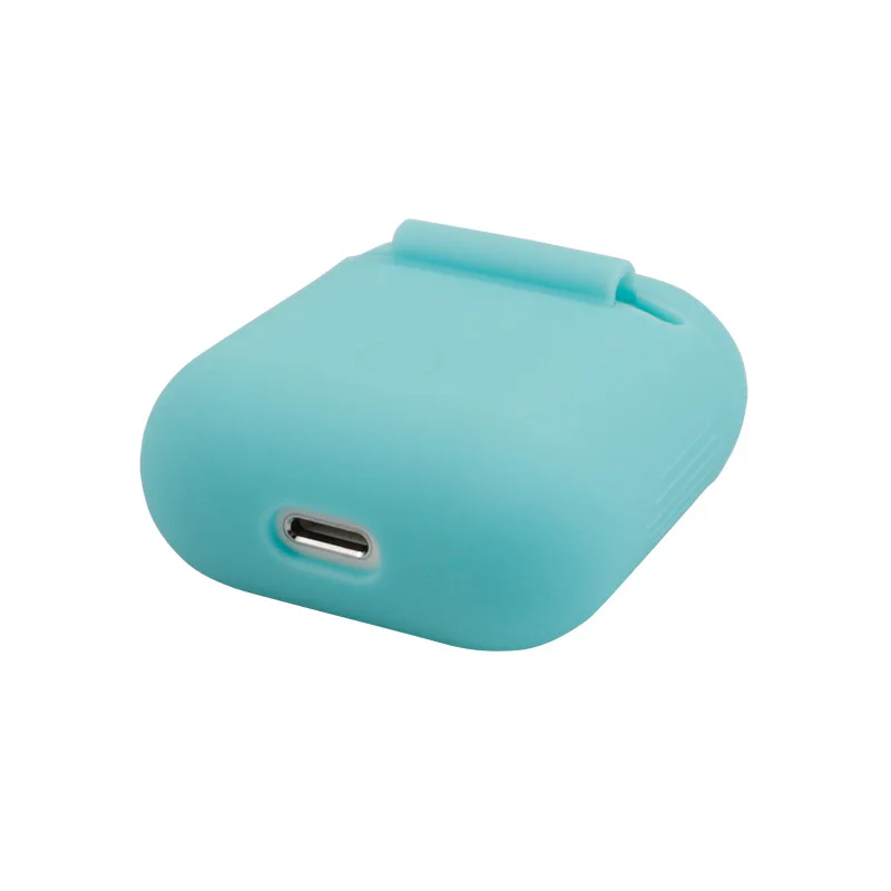 Мягкий силиконовый чехол для наушников Apple Airpods защитный беспроводных