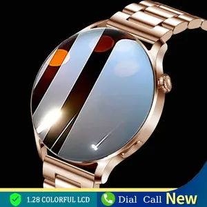 New smartwatch Women 1.28” Full Screen Full Touch Bluetooth Call Smart Watch Men Women IP67 Waterp
