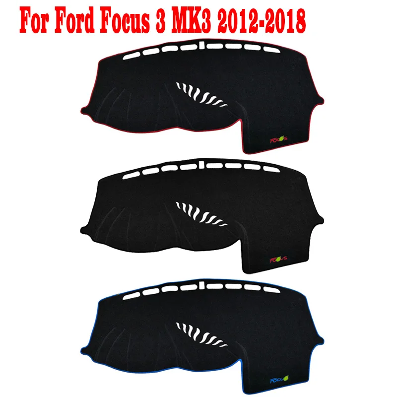 Автомобильный коврик для приборной панели Ford Focus 3 MK3 2012 2013 2014 2016 2015 2017 2018 |