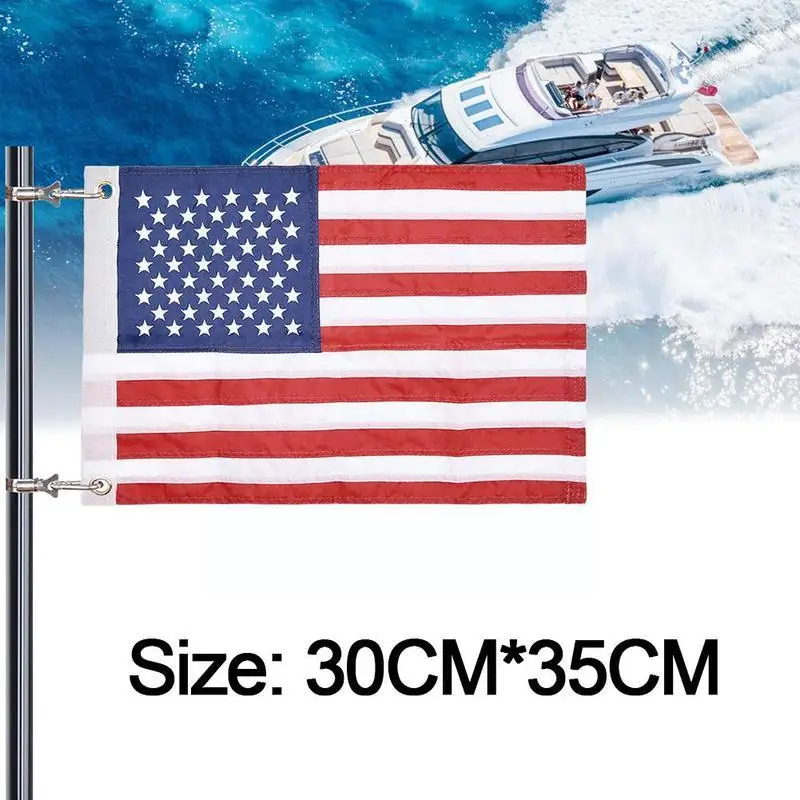 Открытый американский флаг США 30*35 см полиэстер ткань фотофлаг баннеры и баннер