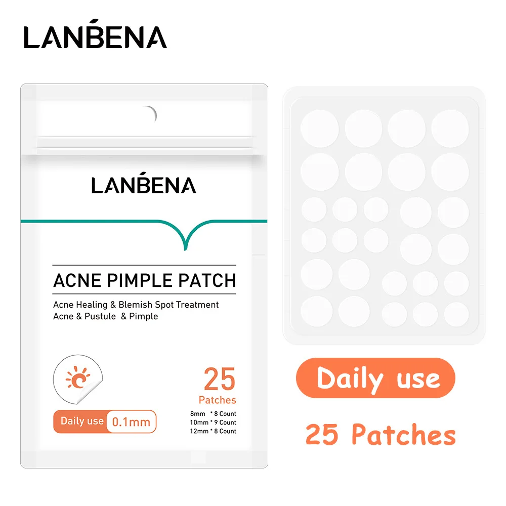 

LANBENA Day Night Acne Removal Pimple Patch Plant Extractor Invisible Stickers Face Spot Scar Care Treatment Pimple Skin Care