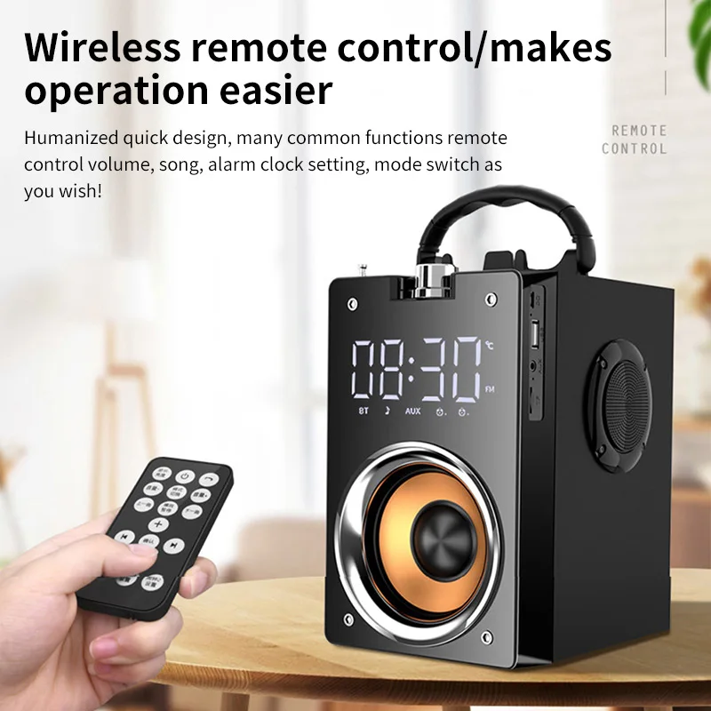 Большая мощность Беспроводная Bluetooth колонка стерео сабвуфер бас динамик s