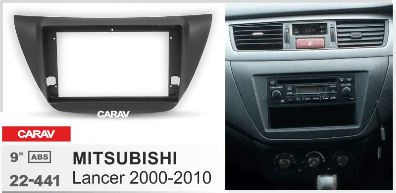 9 &quotАвтомобильная стереопанель для MITSUBISHI Lancer IX 2000 2010 22 441|Универсальный