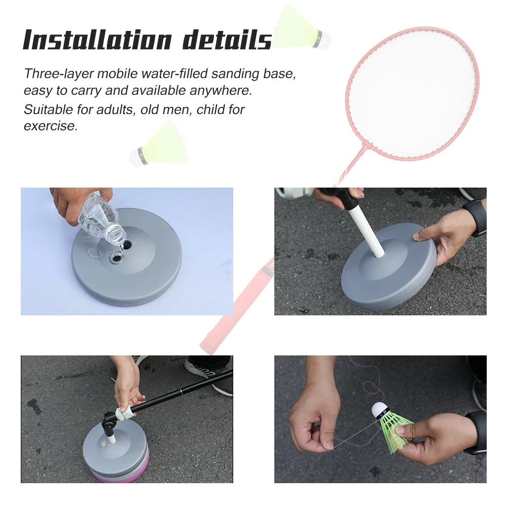 

REGAIL Sport Badminton Trainer Robot Professional Stretch Badminton Training Tool Exercise Self-study Practice Machine Rebound