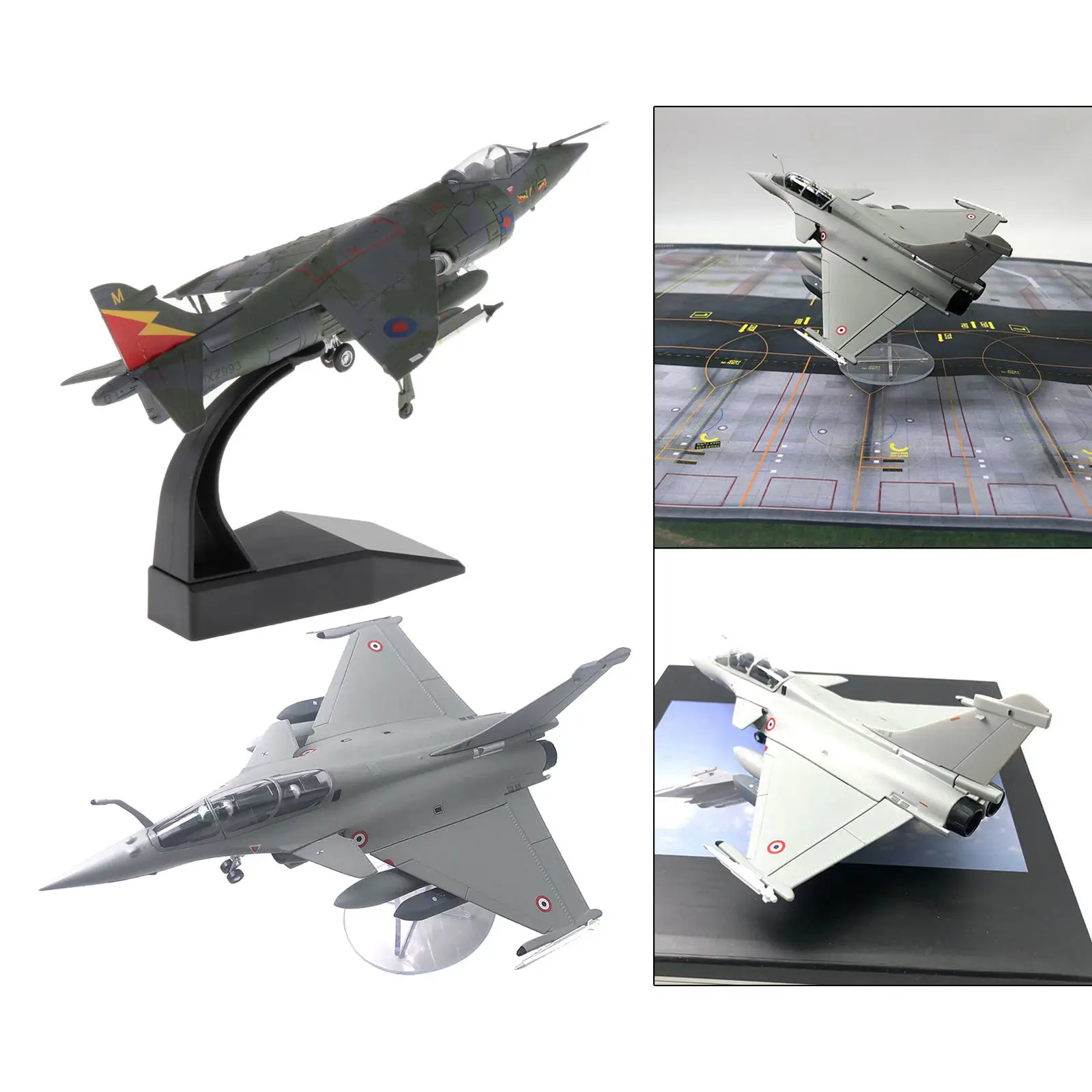 

2pcs 1/72 Dassault Rafale Plane Fighter Alloy & Jet Diecast Aircraft