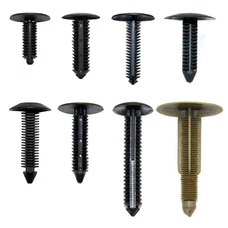 

6mm 7mm 8mm Plastic Rivets Vehicle Universal Auto Fasteners Car Roof Liner Trunk Cover Molding Trim Acoustic Mat Retainer Clips