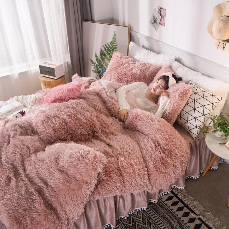 Розовый синий белый серый красный фиолетовый желтый плюшевый ворсистый теплый