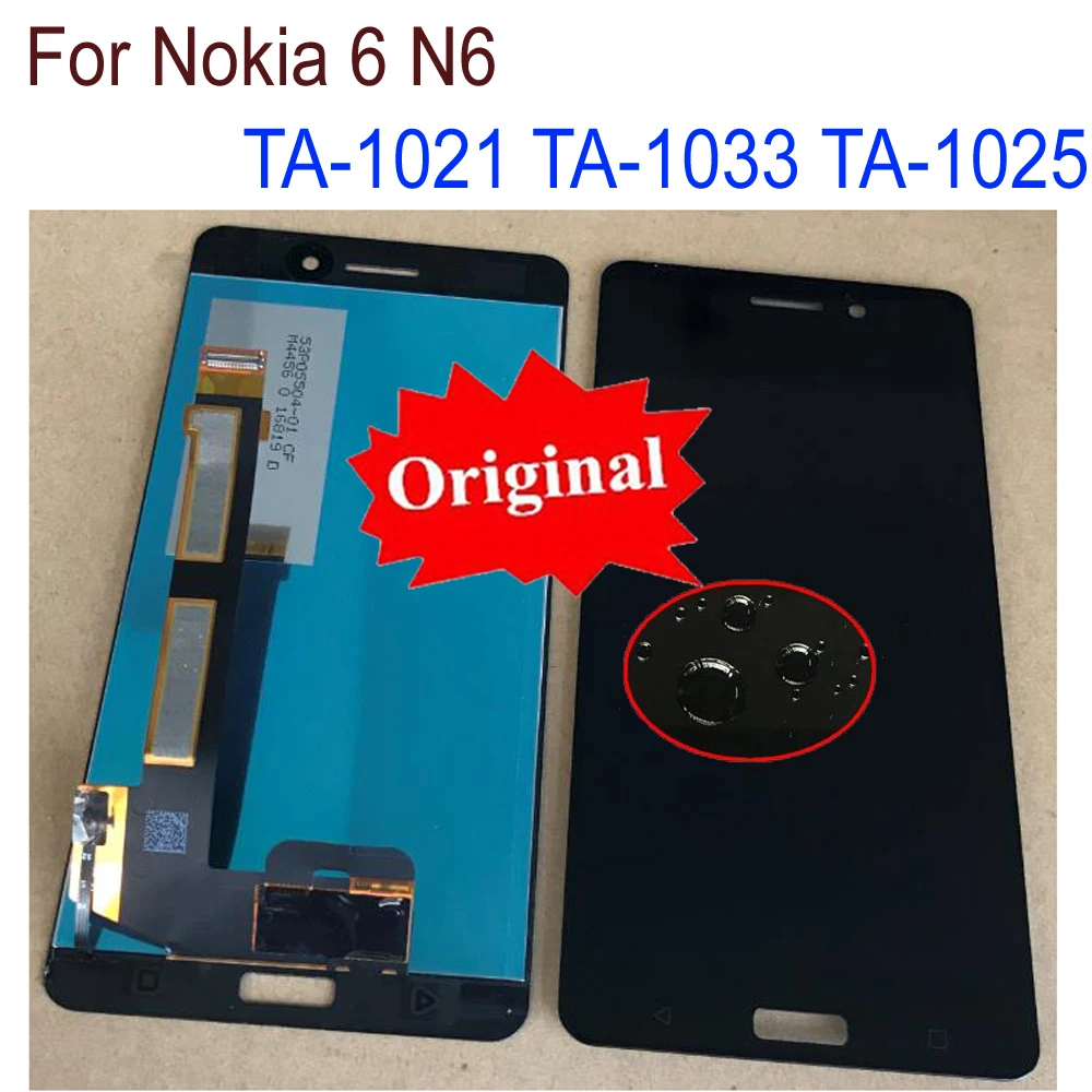 LTPro 100% Оригинальный сенсорный ЖК экран для Nokia 6 TA 1000 1003 1021 1025 1033 дисплей сенсор