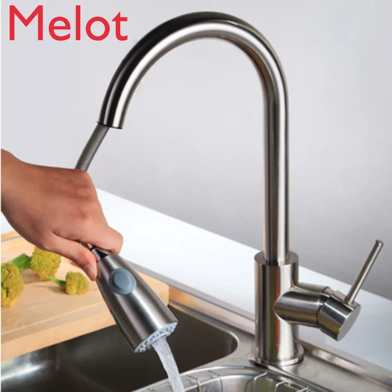 

Новый стиль, модный выдвижной распылитель из нержавеющей стали XRY, кухонные краны, смеситель для раковины, кухонный кран