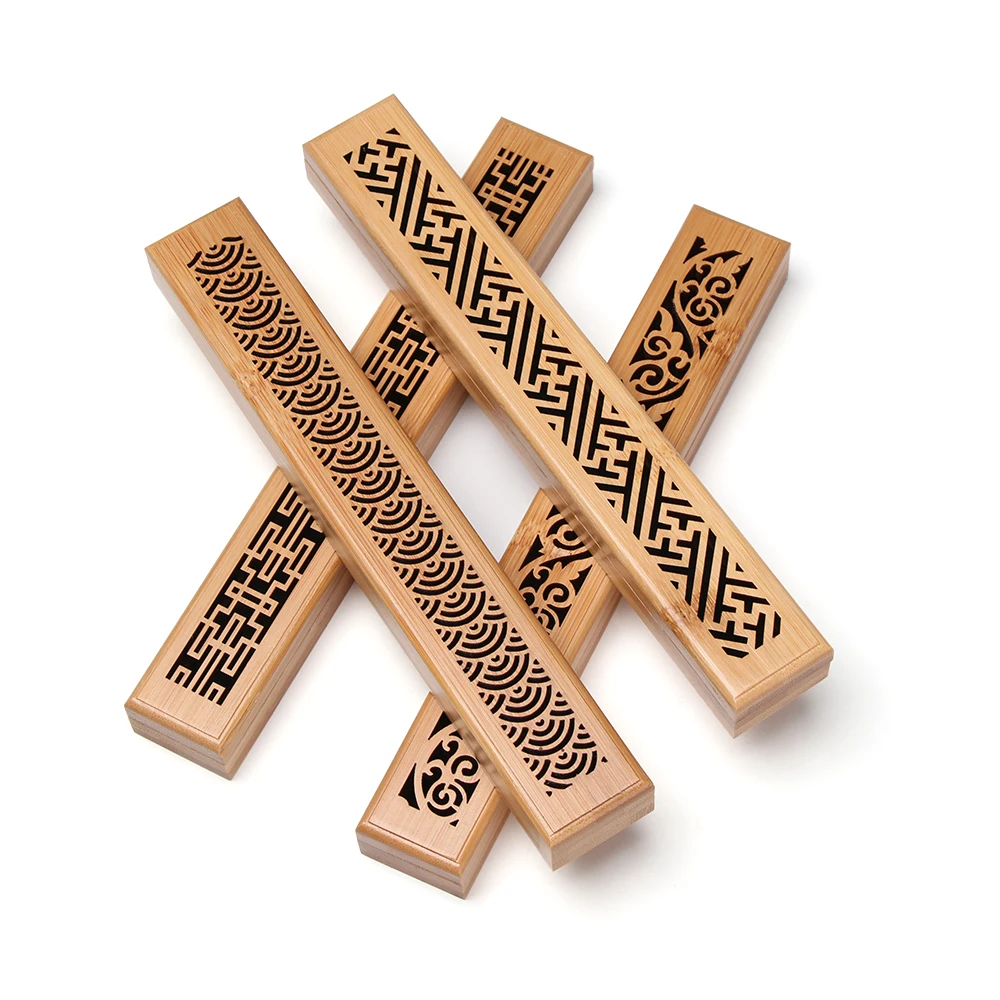 1 шт. держатель для благовоний из бамбука в стиле ретро ручной работы виде палочки