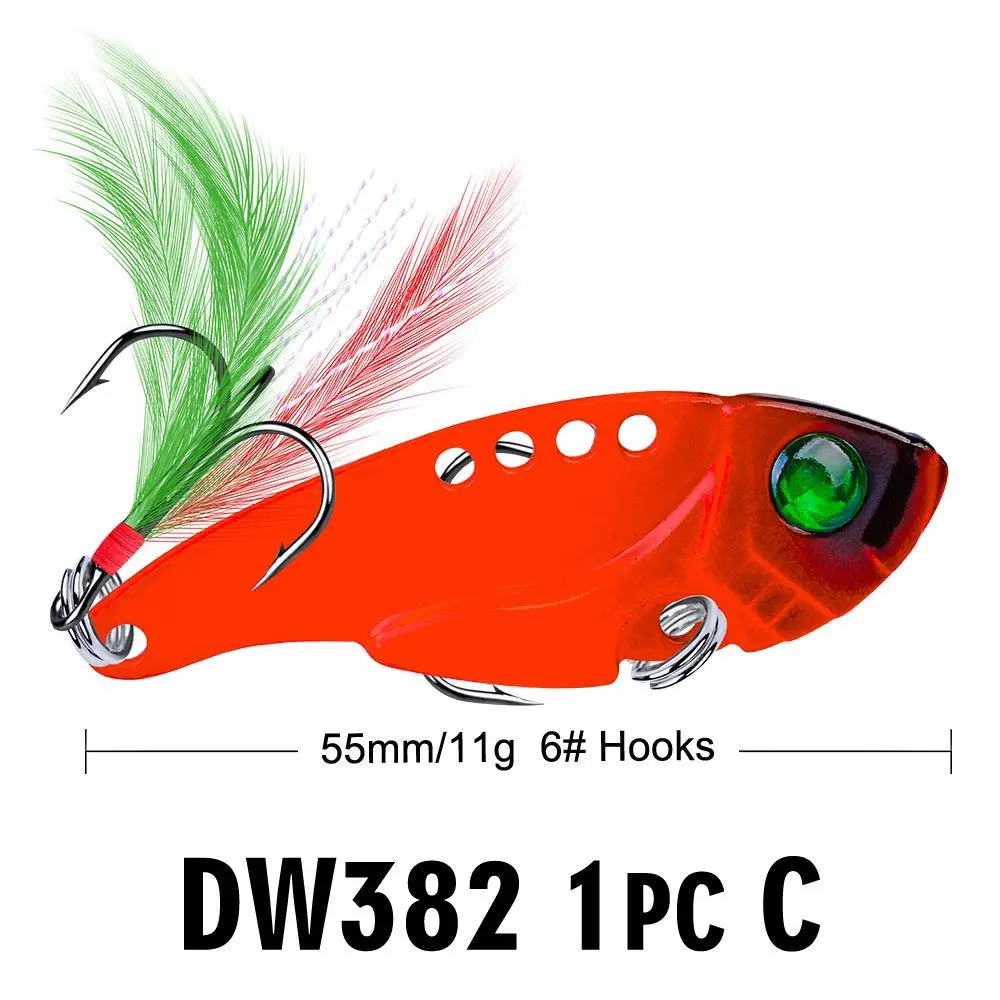 

VIB Luya Sequins Metal Blade fishing lures 55mm 11g, Vibe switchblade, bream saltwater