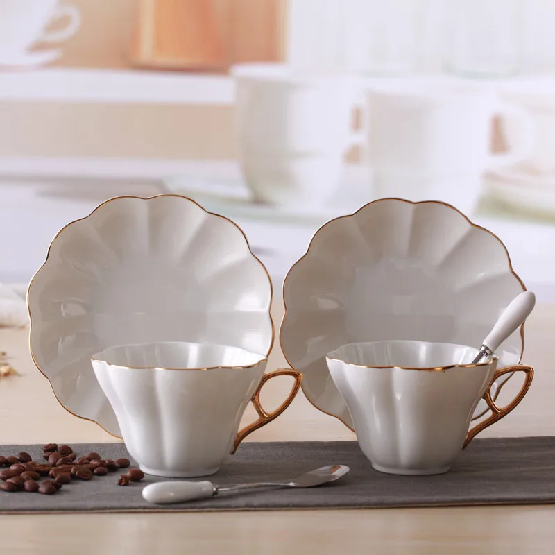 Английский стиль послеобеденный чай модель лотоса кофейная чашка блюдца