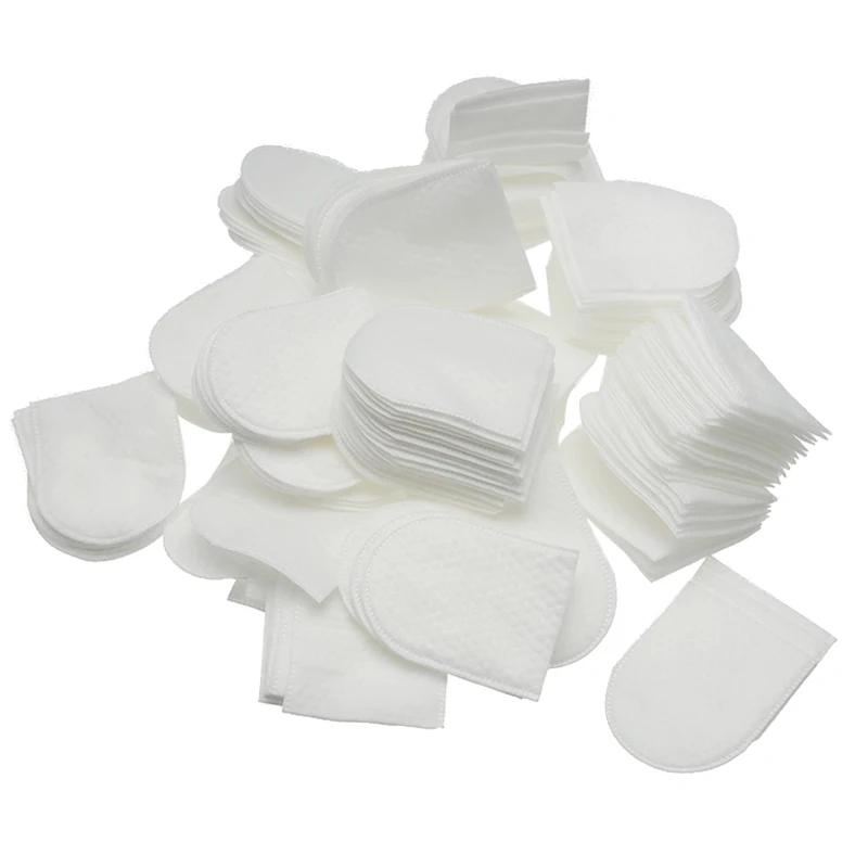 

200PCS Makeup Cotton Pad U-Shaped Facial Pocket Cotton Pads Soft Cosmetic Pad with Storage Box for Face Cosmetics Removing