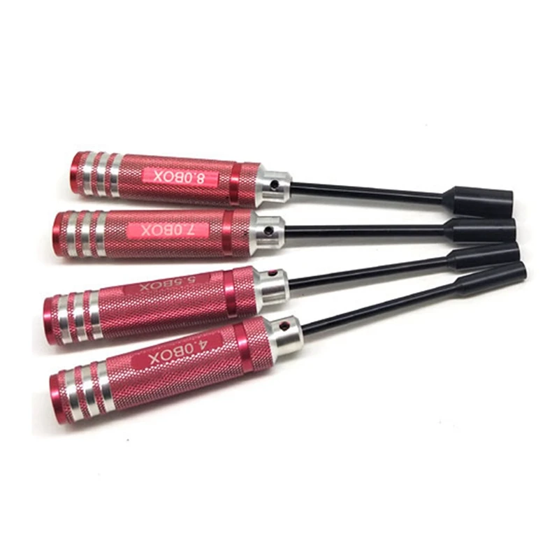 

4PCS RC Tools Kits Hex Screwdriver Sleeve For RC Helicopter RC Car Quadcopter Racing Drone Model Repairing