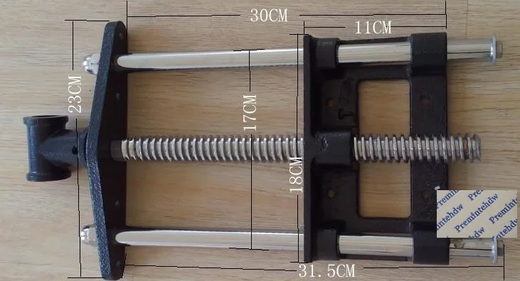7 Inches Тиски для деревообработки " 10,5" деревообрабатывающий сверхмощный стол тиски деревообрабатывающий металлический зажим фиксированный ремонт тиски инструмент - Цвет: 7 Inches