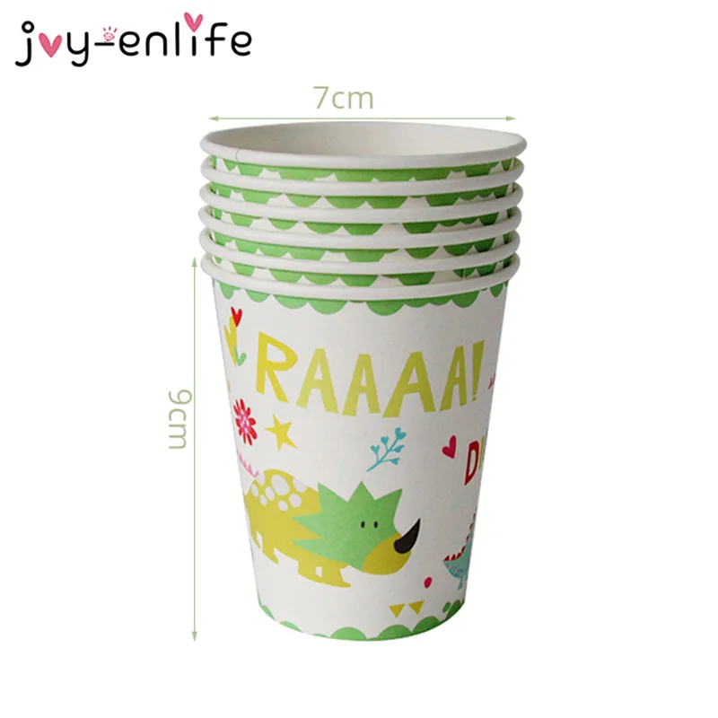 Набор столовой посуды на тему динозавра 49 шт. | Дом и сад