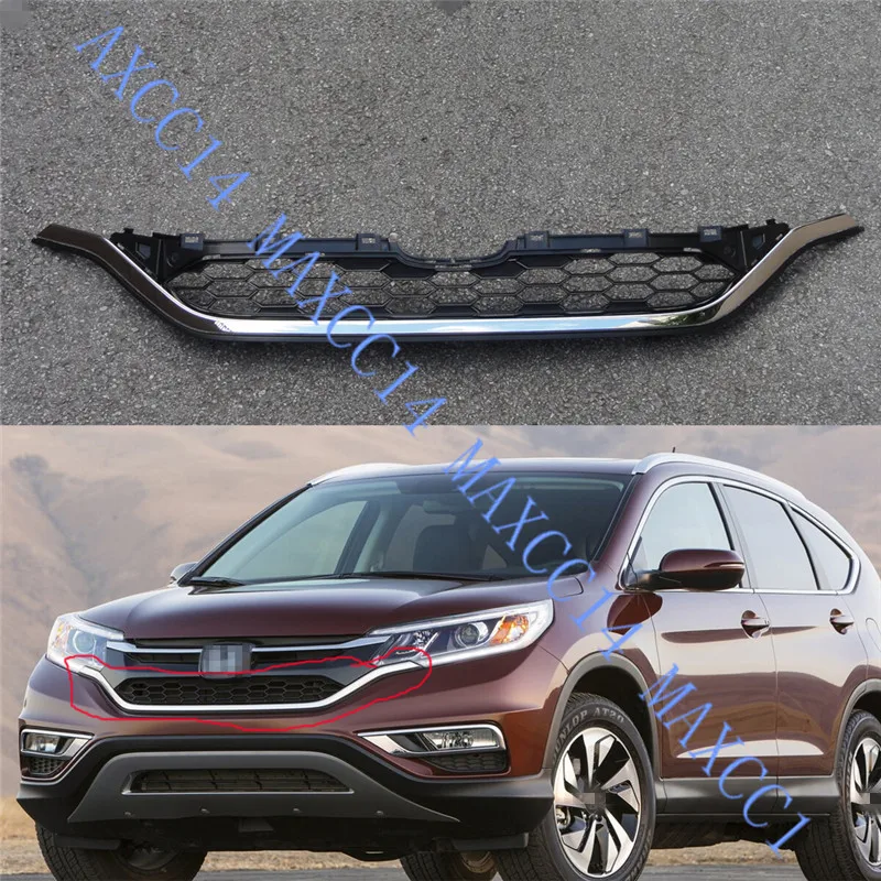 Передний бампер Хром Ближний решетка для Хонда сrv CR-V 2015 2016 | Автомобили и