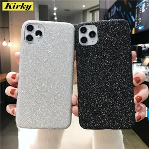 shining glitter powder black silicone case for iphone 12 pro 11 pro xr xs max 8 7 plus 11 x mini soft tpu shockproof bling cover free global shipping