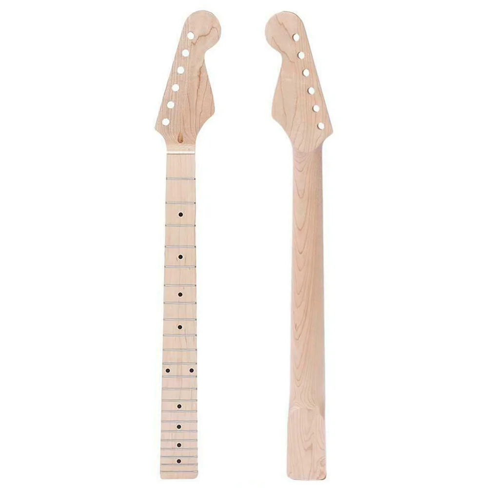 22 Fret ST гитара шеи клен гриф электрическая ручка для Fender Strat без задней центральной