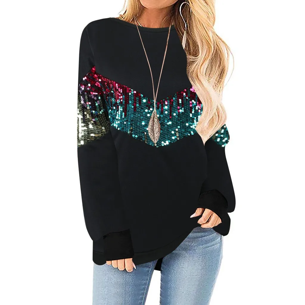 Зимнее женское Модное Элегантное офисное облегающее мини платье с блестками и