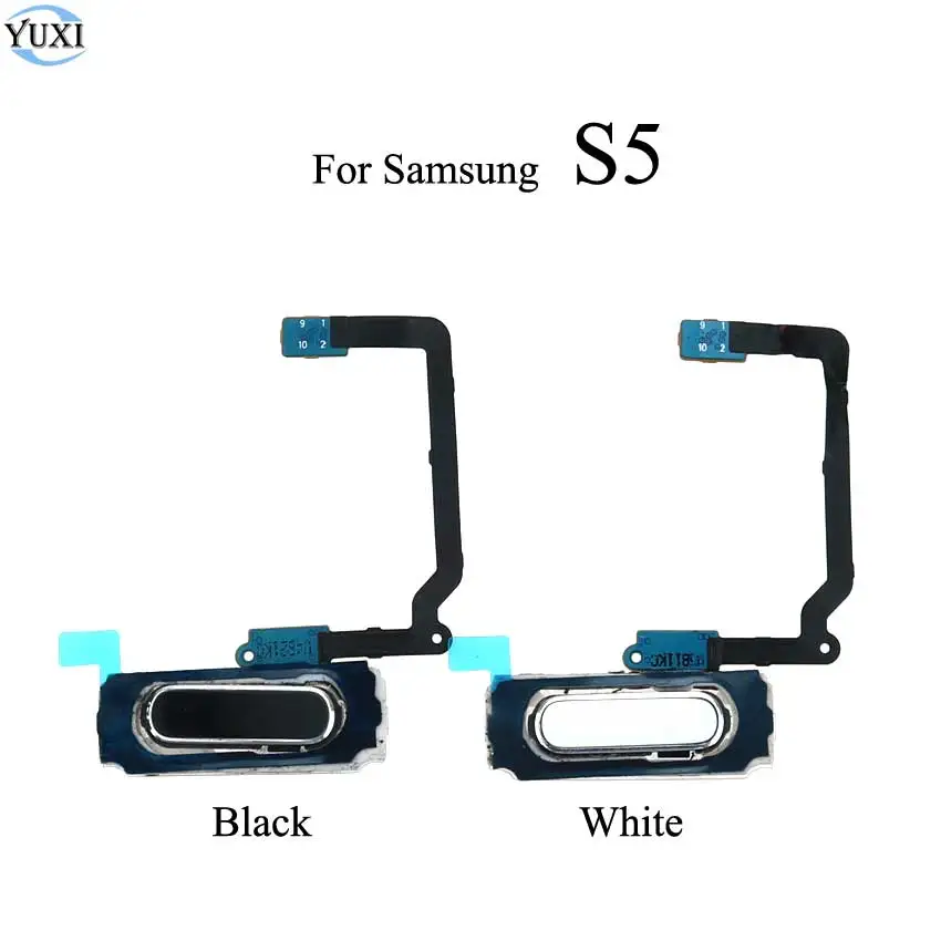 

YuXi Fingerprint Sensor For Samsung Galaxy S5 I9600 G900i G900F G900A G900H G900T Home Return Key Menu Button Flex Cable Ribbon