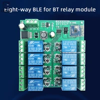 8 channel ble for bluetooth 5 0 relay module onboard jdy 23 uart debug interface connected to mcu with diode effusion protection