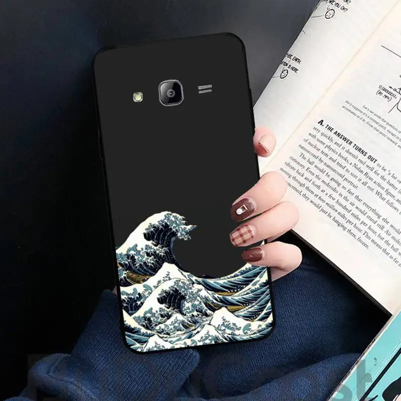 

The Big Wave of kanagawa Phone Case For Samsung A32 A51 A52 A71 A50 A12 A21S S10 S20 S21 Plus Fe Ultra